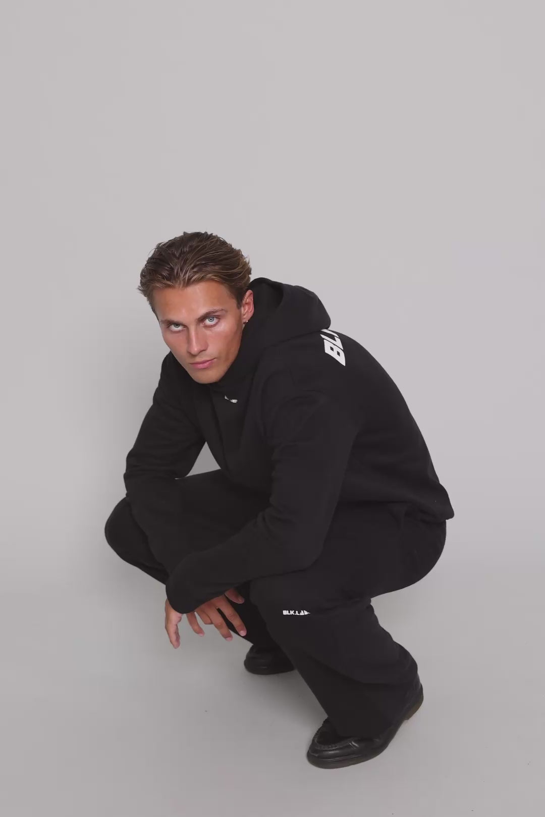 11BASECAMP Hoodie – Minimal Black Streetwear – BLK.LAB11